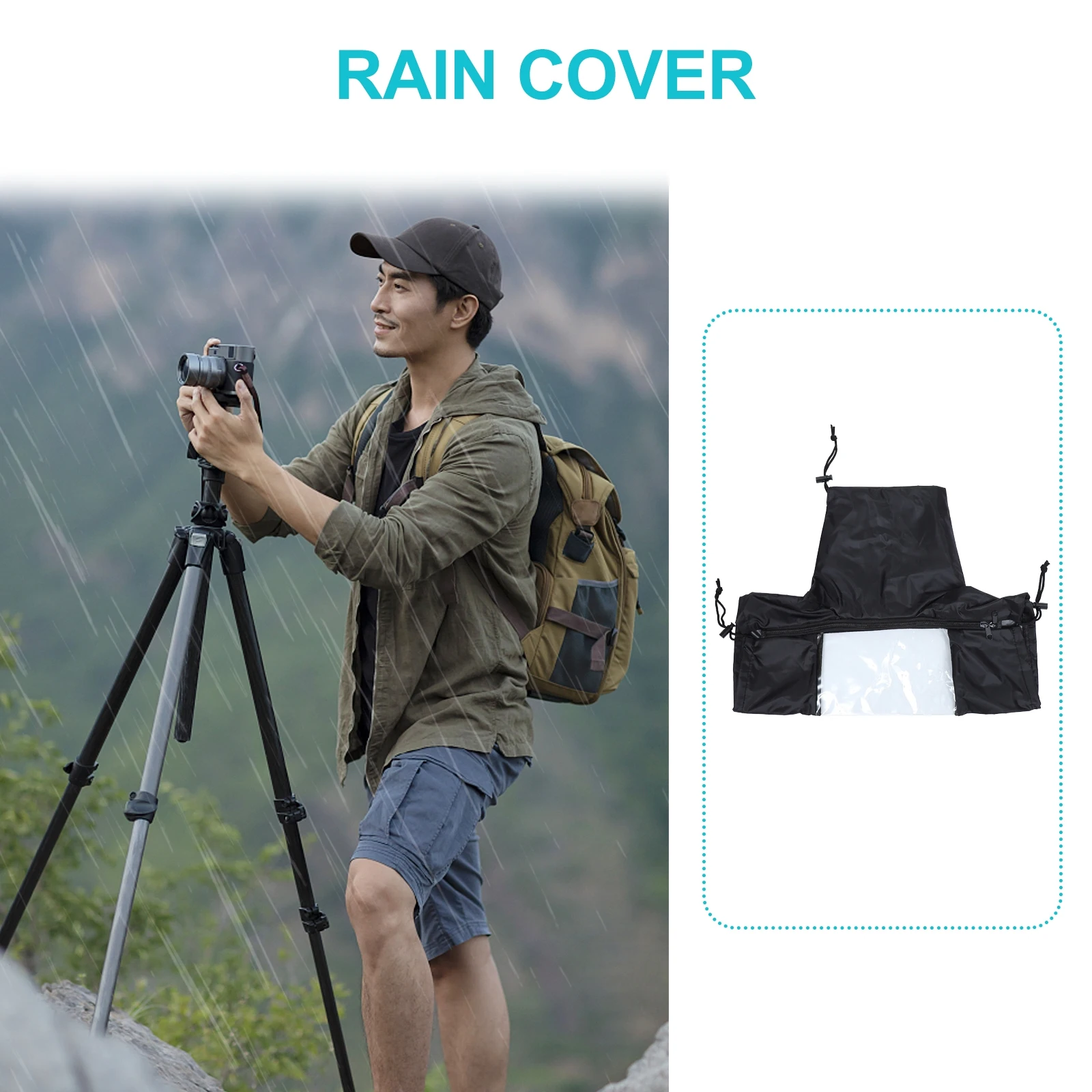 

Camera Rain Cover for and Lens Covers Cameras Digital Small Accessories Sleeve Protector