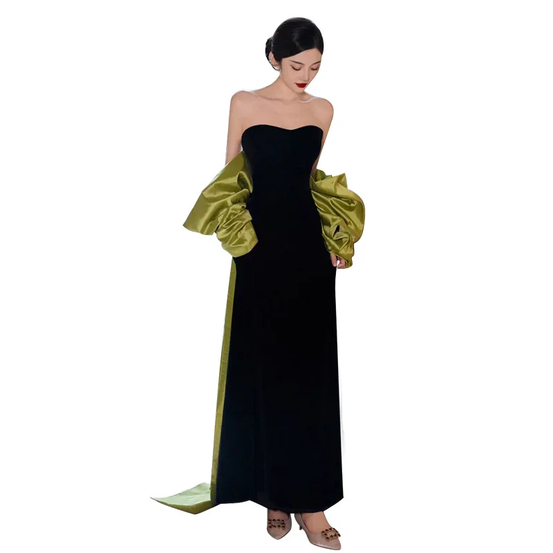 

Bridesmaid Clothes Spring Sister Group Niche High-End Fairy Temperament Daily Wear Dress Skirt Women Slim Fit Elegant Ball Gowns