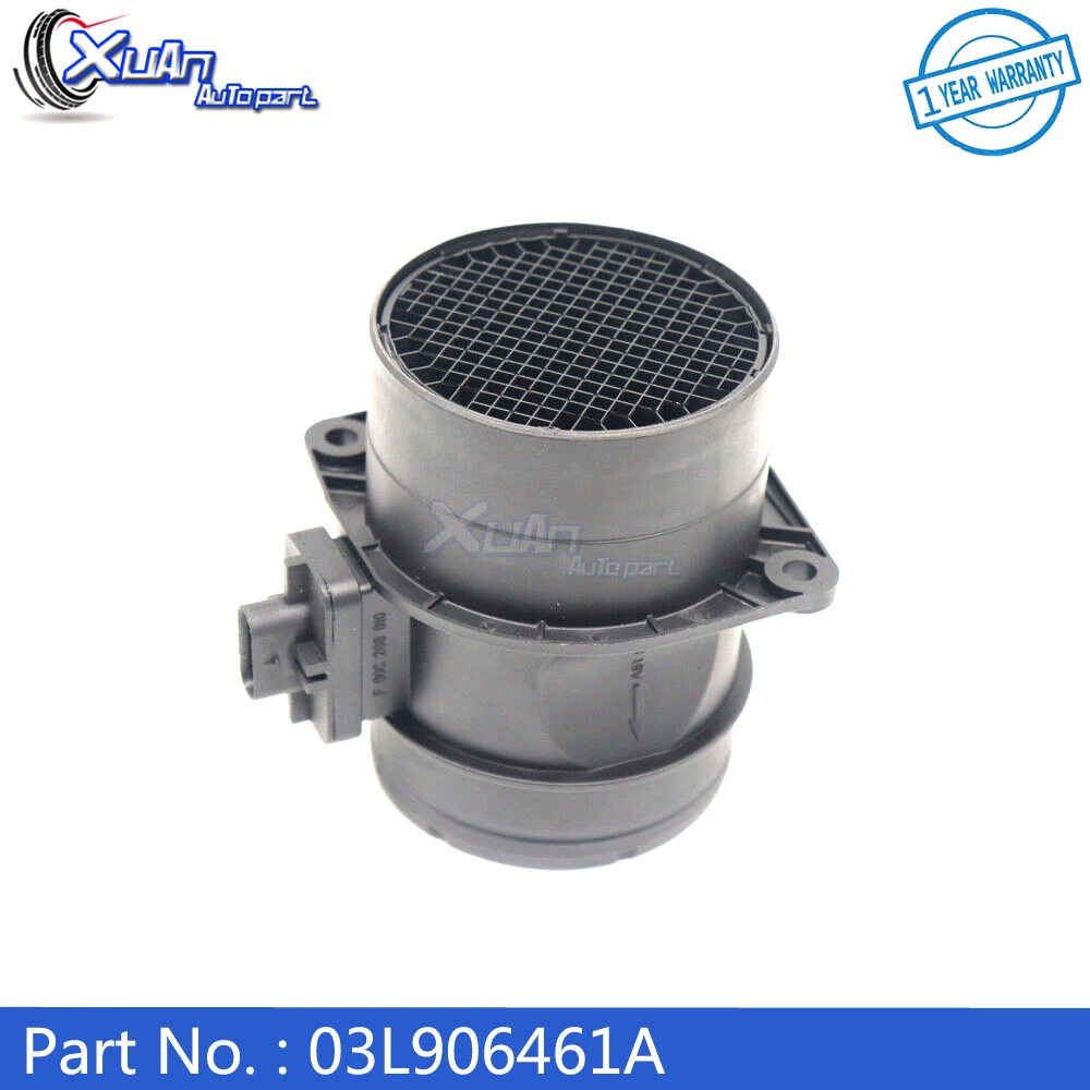 XUAN MASS AIR FLOW METER SENSOR 03L906461A For AUDI A1 A3 A4 A5 Q3 Q5 TT 2.0 TDI quattro For SEAT SKODA Volkswagen Golf Passat