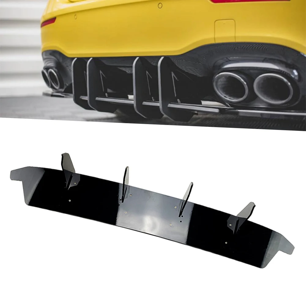 W177 Car Rear Bumper Diffuser Splitter Lip Spoiler Body Kits For Mercedes Benz A-Class W177 A35 A45  2019 2020 2021