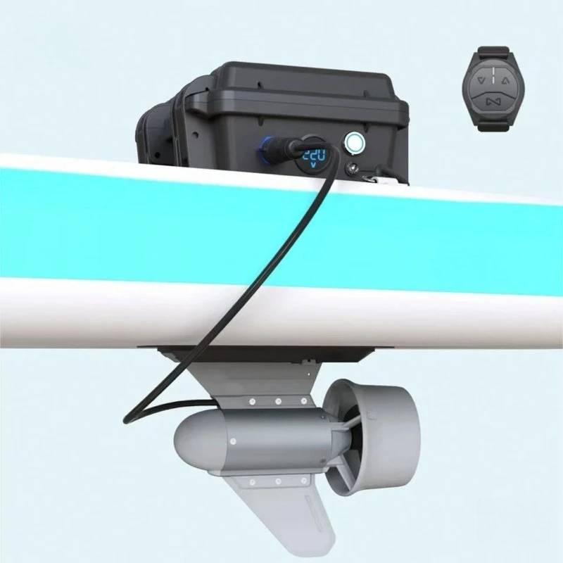 Long endurance surfboard paddle board tail fin motor, electric paddle board kayak underwater thruster