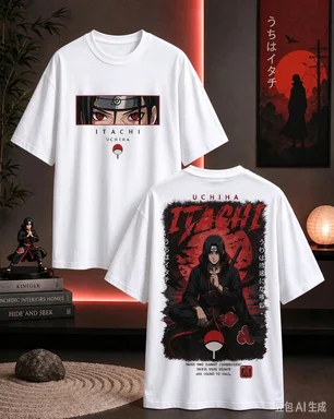 Akatsuki T Shirt Naruto Pain Itachi All Members Vintage Acid Streetwear Retro Anime Graphic Men Tees Clothing 2026 Summer