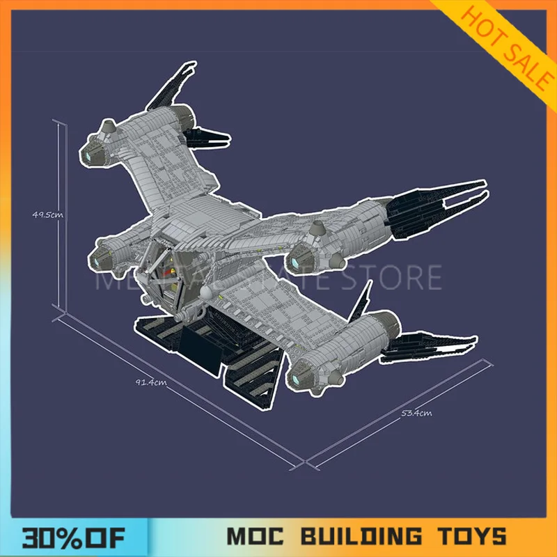 [7848PCS] Angepasst MOC starfighter Kreative Bausteine Set STEM Pädagogisches Spielzeug DIY Bau Modell Kit Geburtstag Geschenke