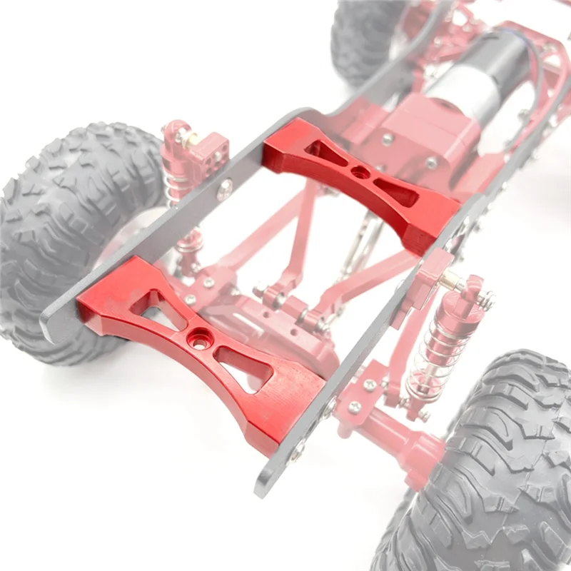 DELAM-Metalen Servo Beugel Crossbeam Set Voor WPL C14 C24 B14 B24 MN D90 MN99S RC Auto Upgrades onderdelen Accessoires