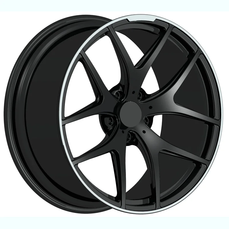 Borui Forged Wheel Lightweight Performance Racing Wheel 5x112 5x120 5x114.3 Concave 6061t6 Aluminium Alloy Rim For Passenger Car