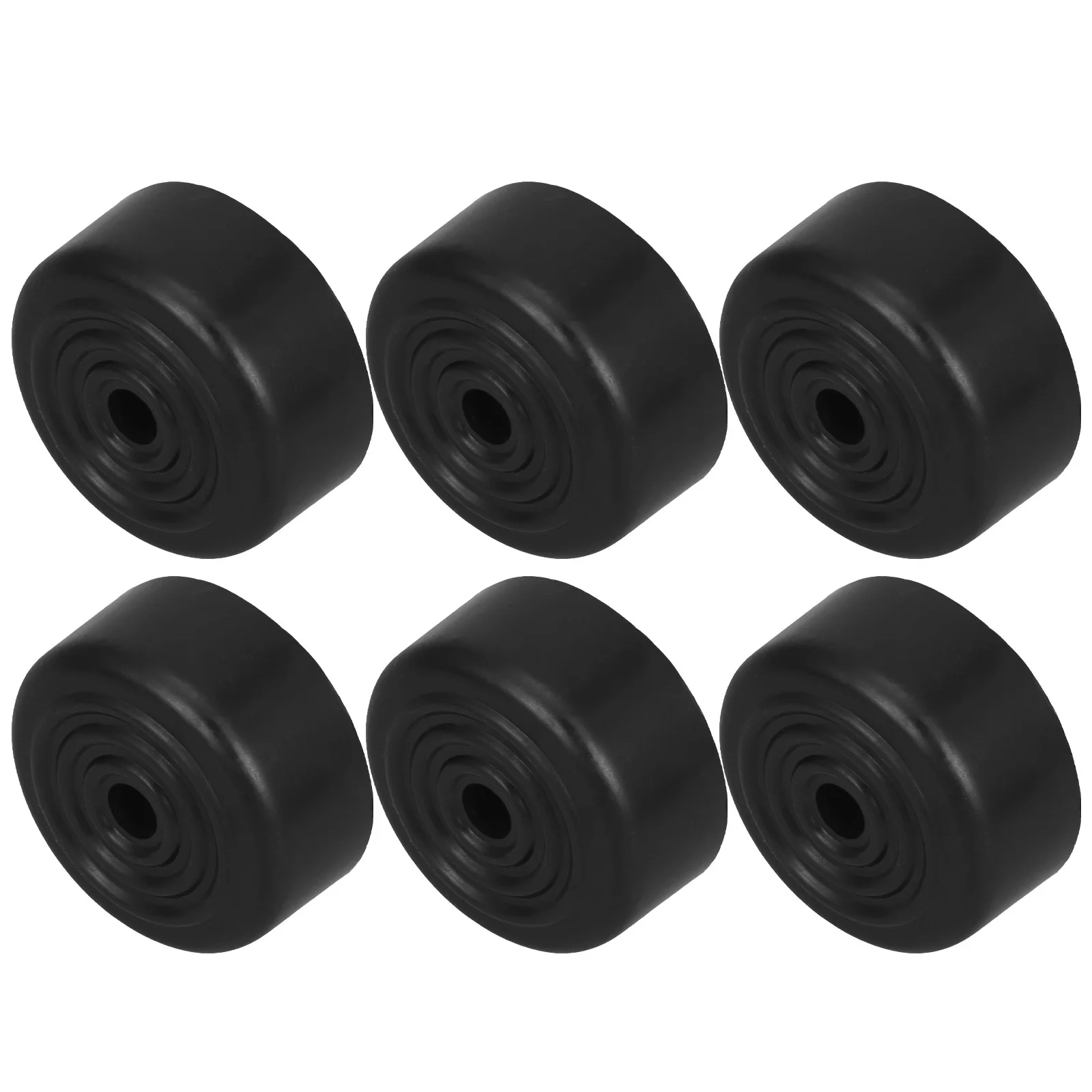

6Pcs Black Small Furniture Legs Screw in Bed Frame Support Replacement Sofa Legs Anti Slip Chair Leg Caps Durable Furniture Feet