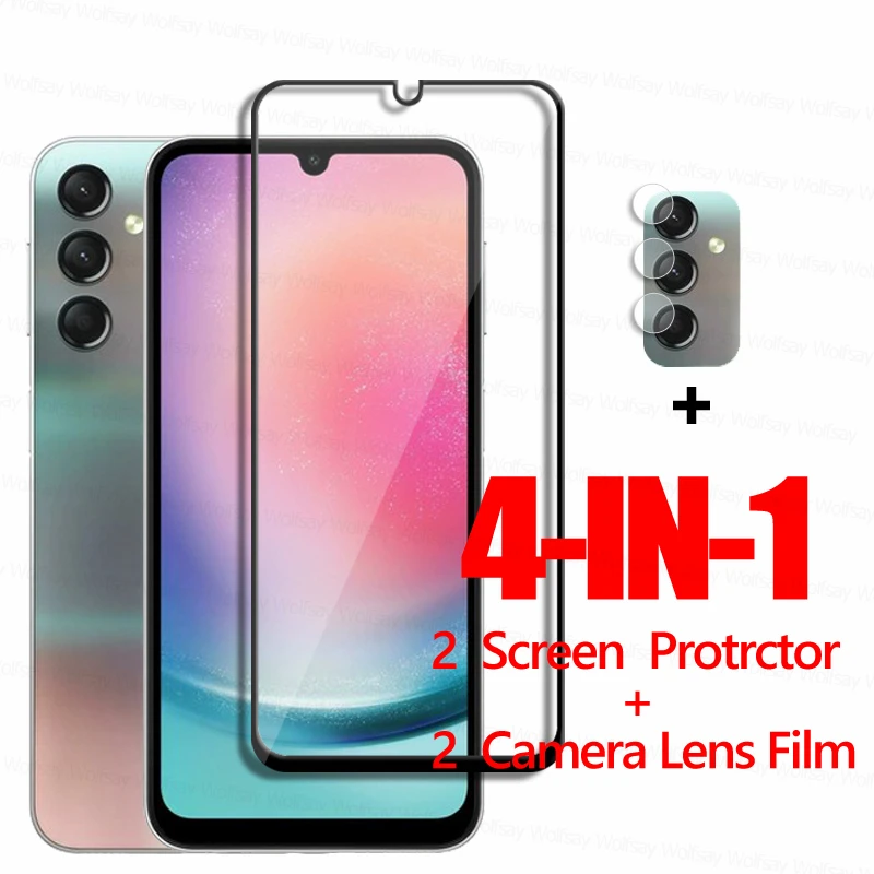 

Для Samsung Galaxy A24 4G Стекло Samsung Galaxy A04S A14 A24 A34 A54 5G защитная пленка из закаленного стекла