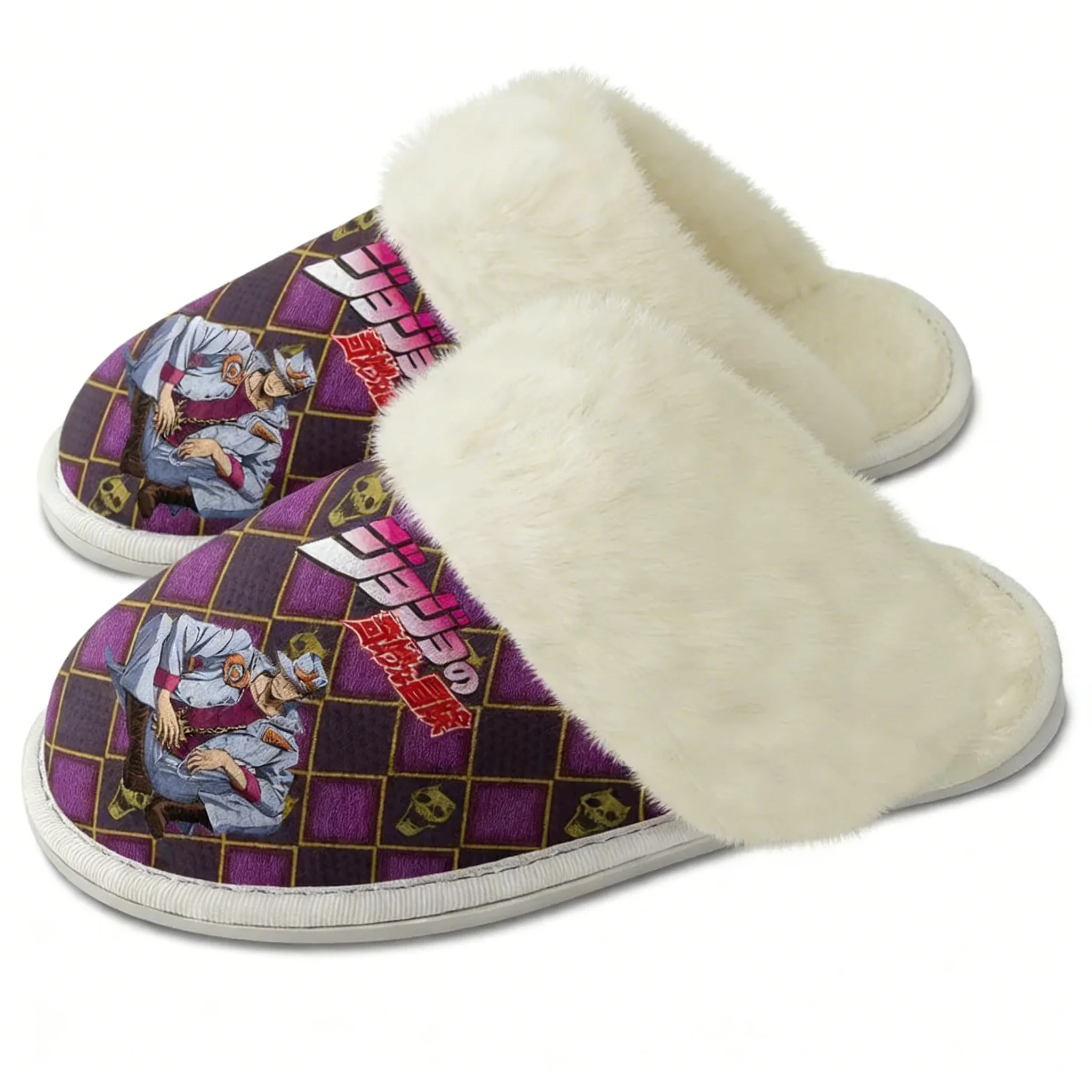 

Jojo Plush Slippers Warm Shoes Mens Womens Home Plush Comfortable Slippers Cotton Bedroom Tailor-made Thermal Light Slipperscust
