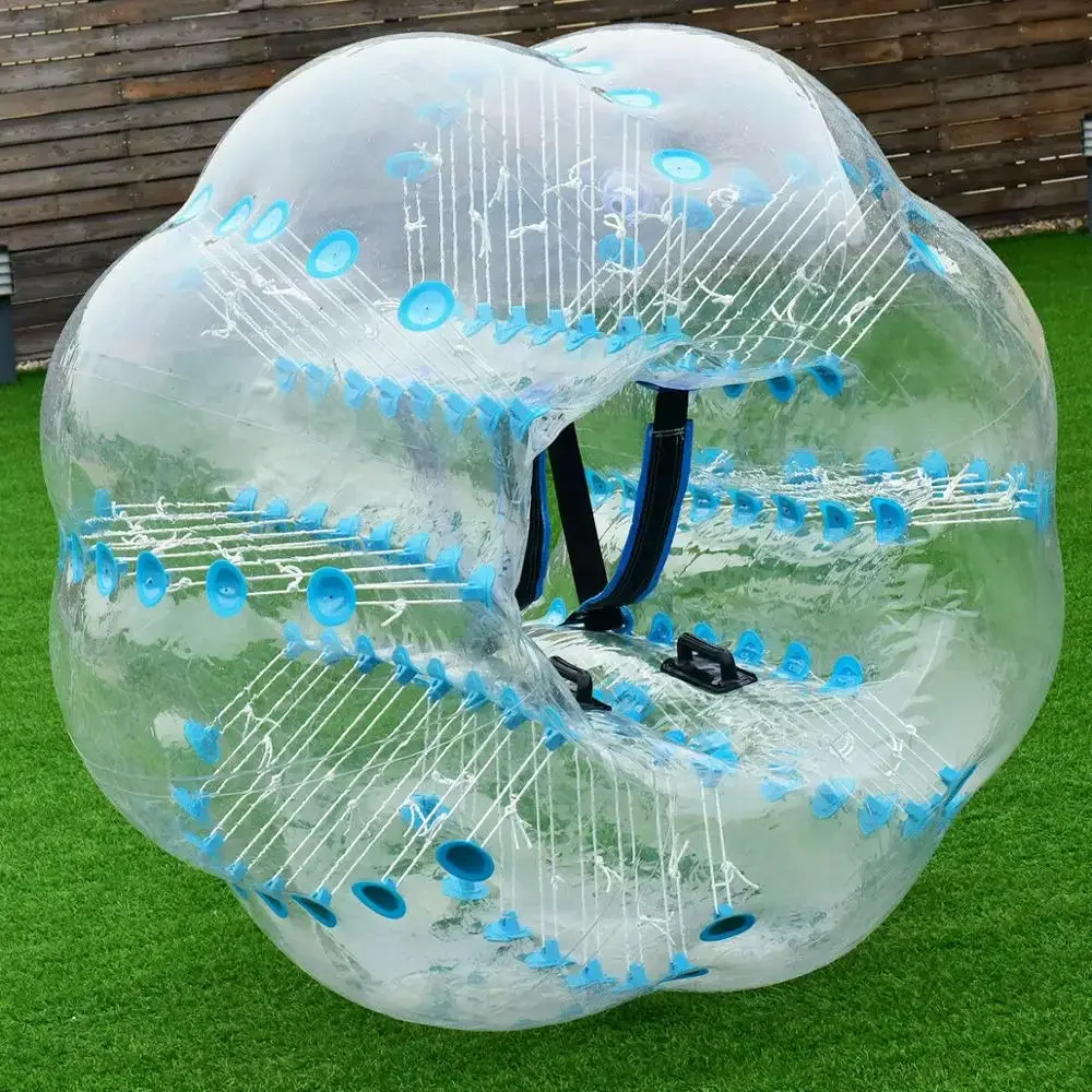 

Transparent 1.5m Inflatable Bubble Soccer Ball Inflatable Toys Ball Bumper Ball 100%TPU Material Inflatable Bubble Football