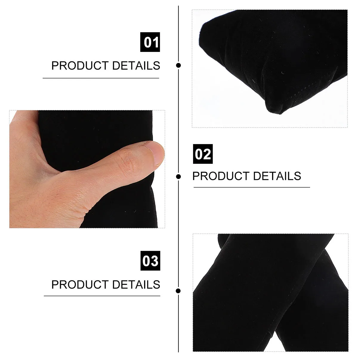 3Pcs Watch Display Pillow Soft Durable Cushion Jewelry Holder for Bracelets Bangles Accessories Watch Pillow Jewelry Pillows