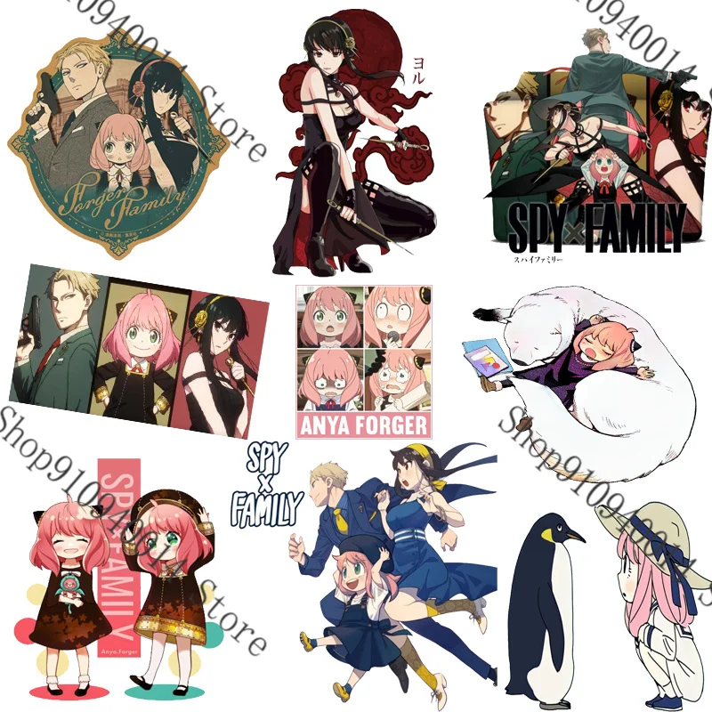 Hot Sale Spy x Family Patches For Anime Anya Heat Transfers Vinyl Stickers On Clothing Iron on Thermal Transfer Press Stripes