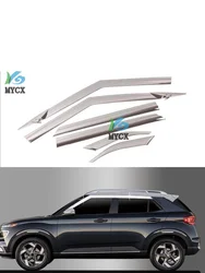 For Hyundai Venue 2019 2020 ABS Plating Rainshield-4 Piece Set Car-Styling Accessories