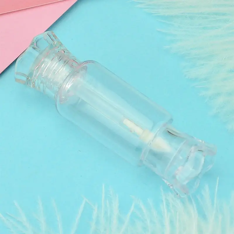 Lindo forma Vacío claro brillo labios contenedor portátil DIY bálsamo labial líquido Dropshipping