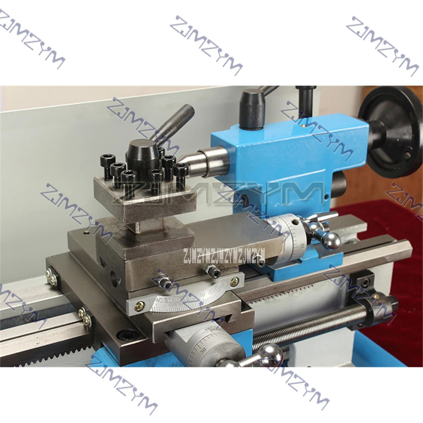CQ0618A Horizontal Metal Milling Lathe Mini Lathe High-quality Bench Lathe Machine Household Variable Speed Metal Lathe 220V