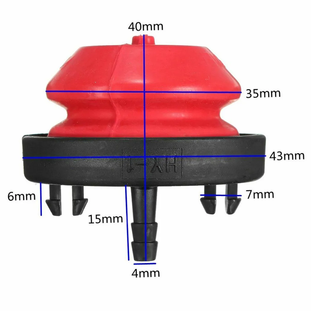 Bomba de combustible con manguera para cortacésped, accesorios de herramientas de jardín, adaptable para 570682a 751-10639