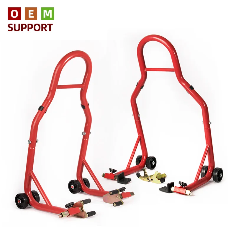 

KARLION Front Rear Wheel Support Tool Motorcycle Paddock Lift Stand For Parking Repair Maintenance Premium Quality Motorcycle