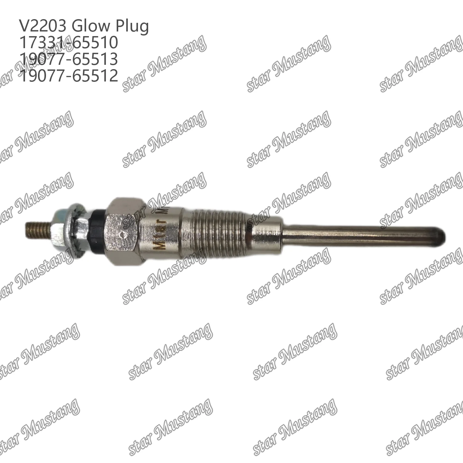 V2203 Glow Plug 17331-65510 19077-65513 19077-65512 Suitable For Kubota Engine Parts