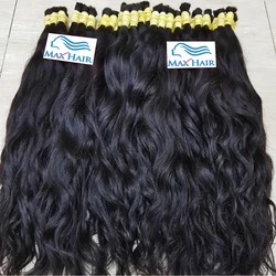 Mega Hair-cabello Humano Natural Original de Vietnam, extensiones de cabello Humano virgen sin procesar 100%, paquete a granel