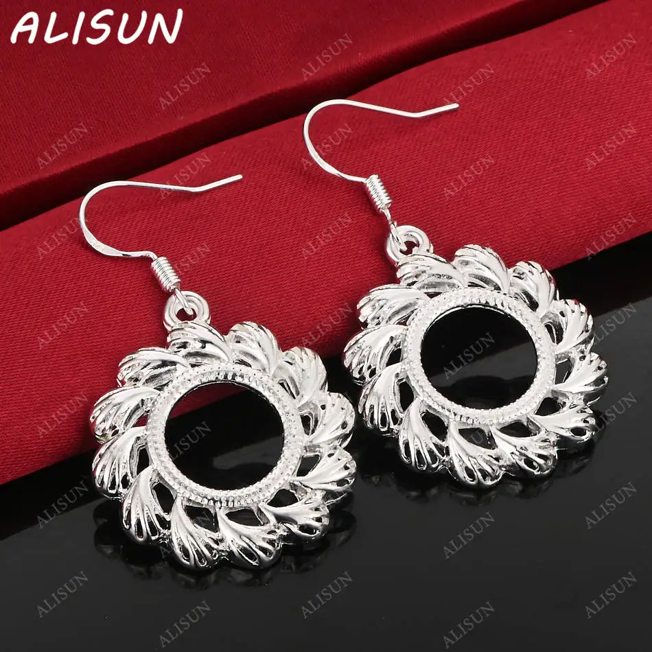 

ALISUN 925 Sterling Silver Sun Earrings Drop Earrings Anniversary Gift Popular Wild Fashion Romantic Jewelry