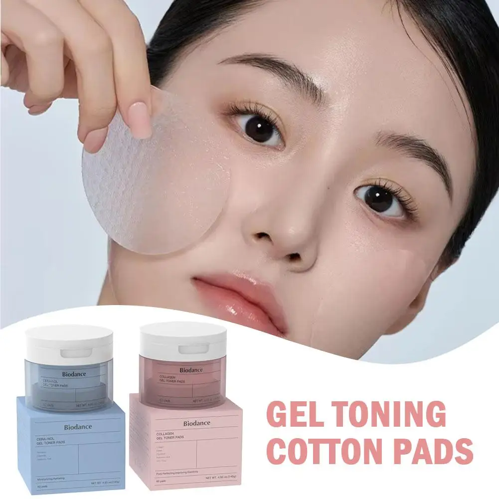 

60PCS Collagen Cotton Tablets Elastic Firming Pore Moisturizing Calming Low Stab Nourishing Skin Care