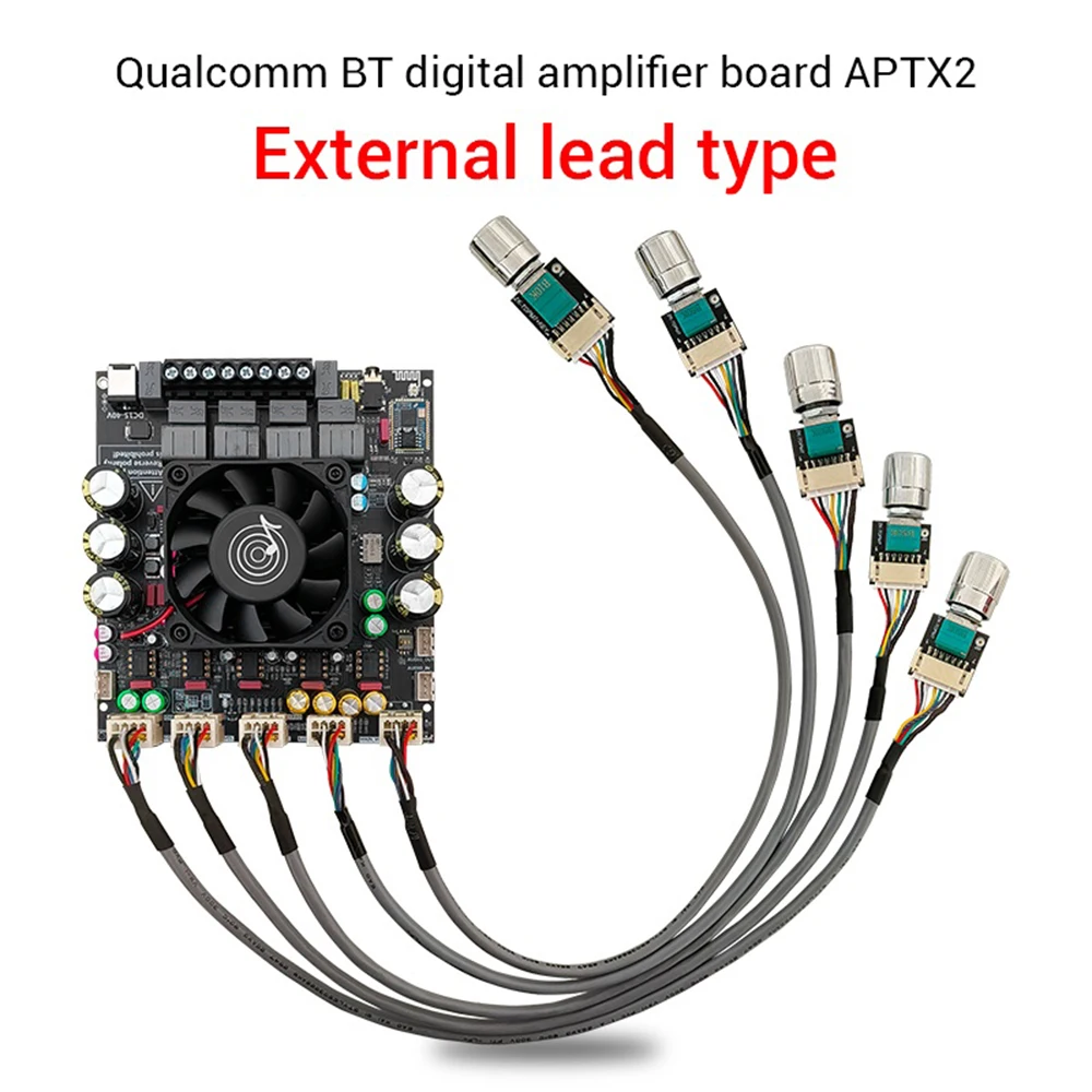 Qualcomm BT Amplifier Board ZK-APTX2 Amplifier Chip TPA3223 2.1 Channel  Audio Power Amplifier Module Bluetooth Amplifier Board