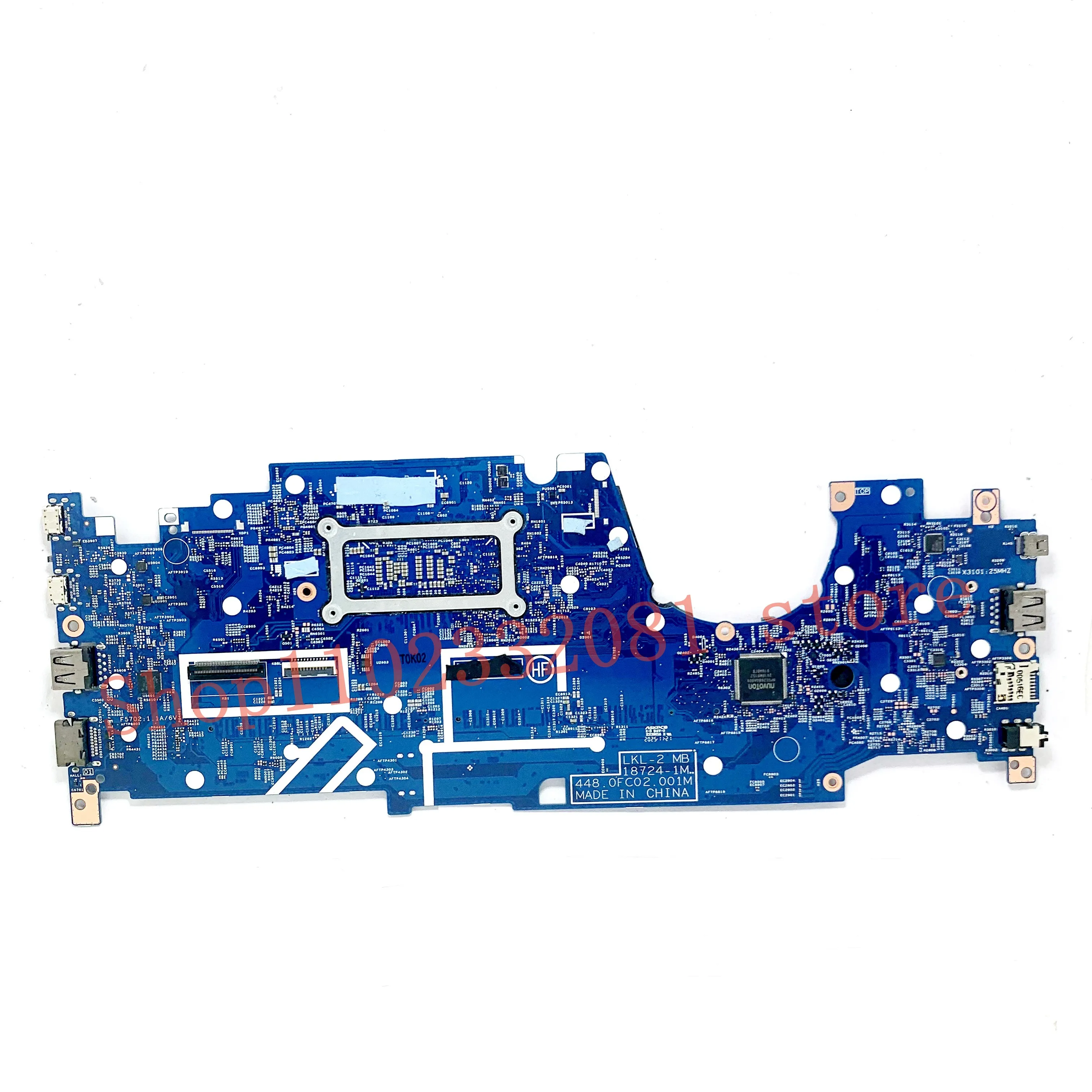 Placa-mãe portátil para Lenovo ThinkPad L390 Yoga, SRFFZ I3-8145U CPU, 100% completo funcionando bem, 448.0FC06.001M, 18724-1M