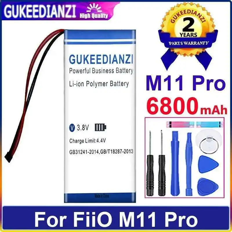 

Высокая производительность для аккумулятора музыкального плеера Fiio M11 Pro, 6800 мАч, высокая эффективность