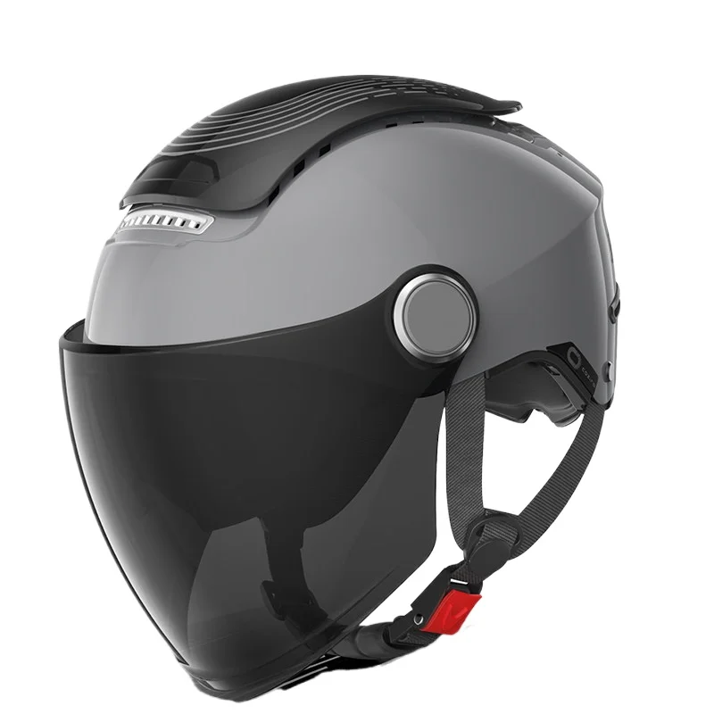 TK47 electric vehicle helmet original lens sunscreen plating high definition windshield summer motorcycle helmet 52-61cm head