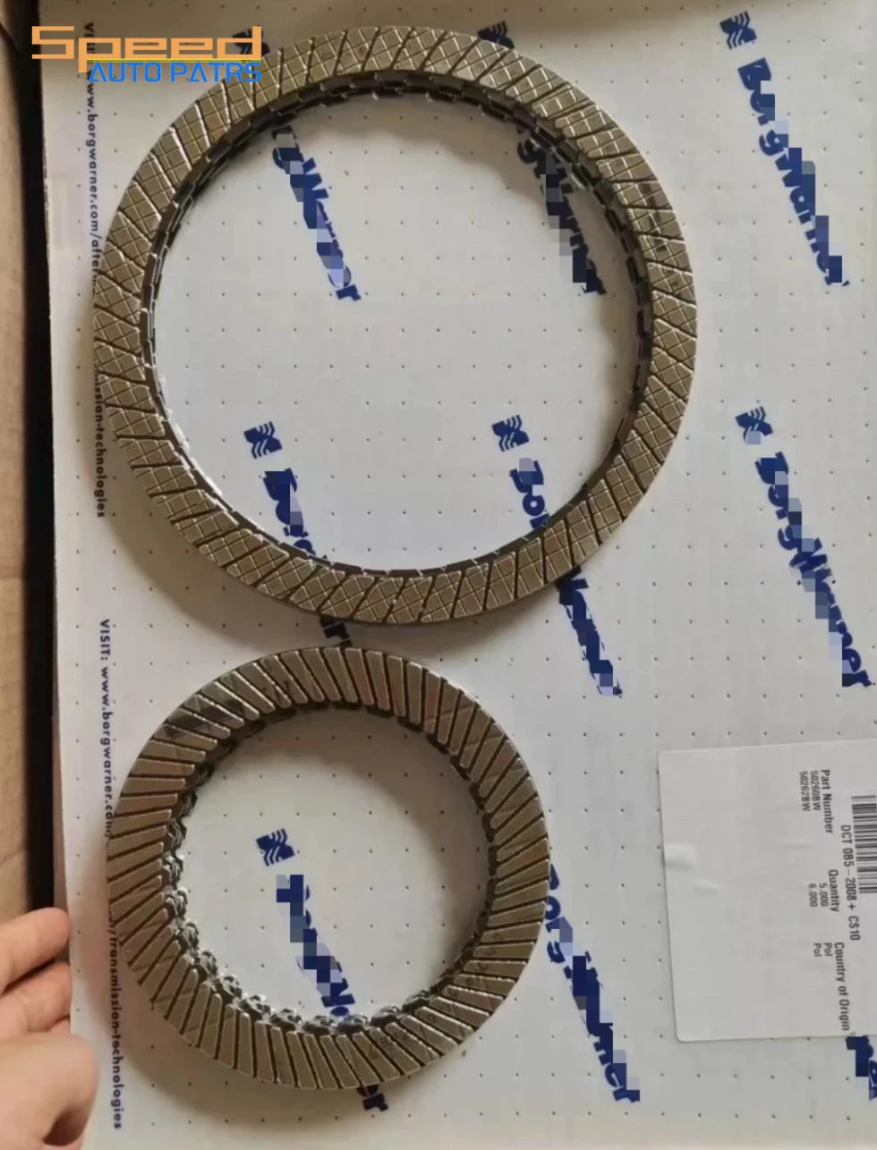 

Borg Warner 0B5 DL501 7Speed Transmission Wet Dual Clutch Friction Kit Fit for Audi A4 A5 A6 A7 Q5