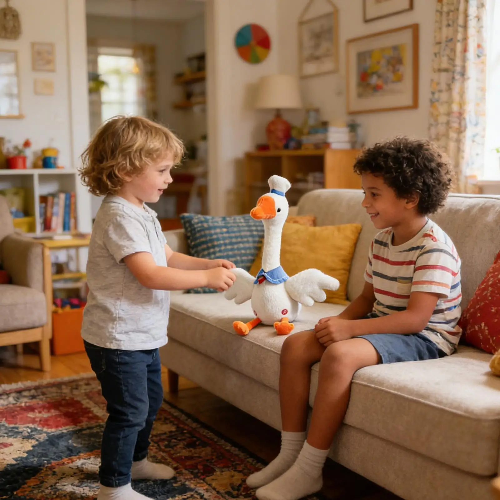 

Stuffed Animals 34cm Rechargeable Dancing Singing Recording Figure Plush Stuffed Animals For Kids Girls Boys Children Birthday