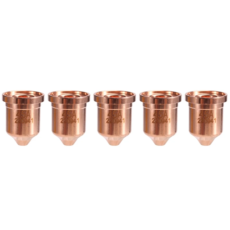 5Pcs 220941 Nozzle Tips 45A Fit For Powermax 45XP/65/85/105 Plasma Cutting Torch Consumables