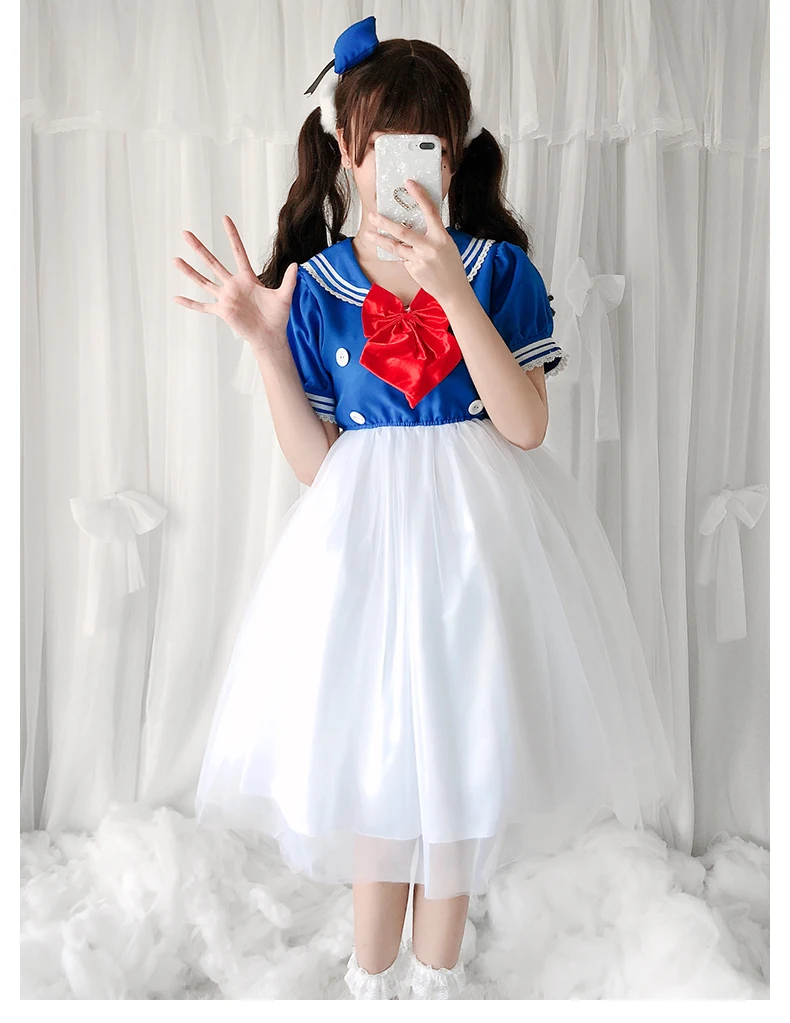 Robe Marinière Femme – Déguisement Marin – photo 7