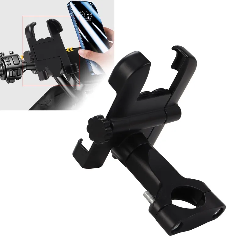 

1PCS Motorcycle Bicycle Phone Holder Gps Bracket Cellphone Stand Moto Rearview Mirror Aluminium Alloy Mount