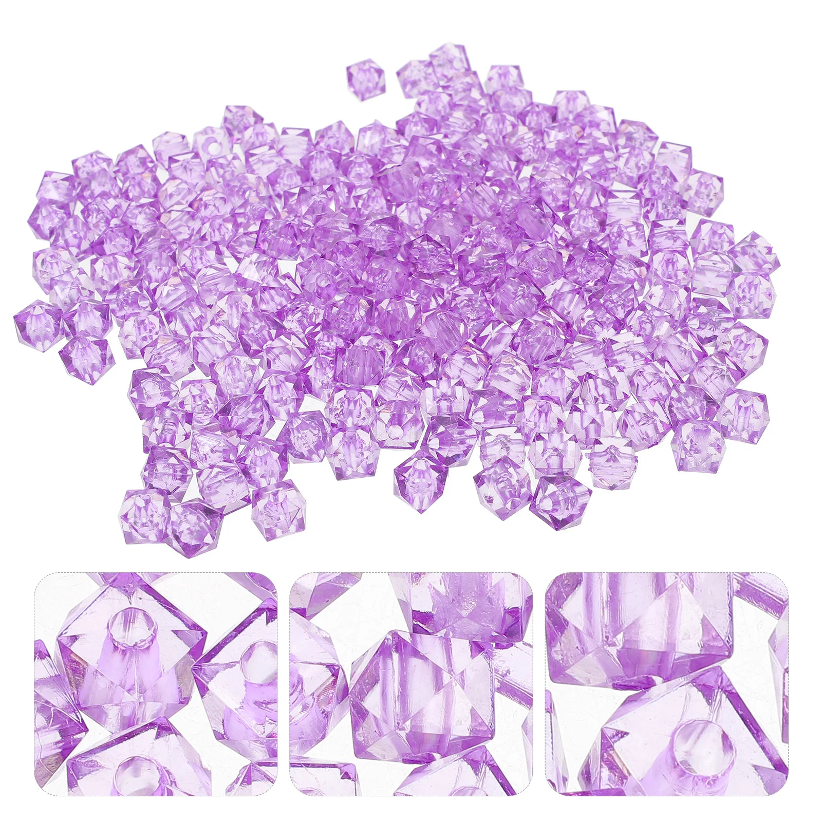 

400 шт. бусины «сделай сам», акриловые прозрачные квадратные свободные бусины для ювелирных изделий, серьги, браслет, ожерелье, изготовление гирлянды «сделай сам», акриловые бусины