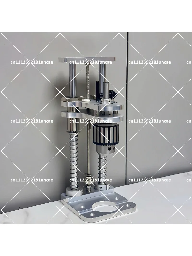 Portable Electric Drill Stand with 1-10mm Chuck, Aluminum Alloy Bracket, Professional Positioning Tool for Precision Drilling