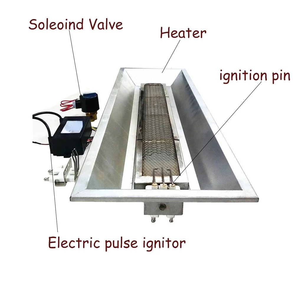 Temperature control garage infrared gas burner radiant propane barn heaters