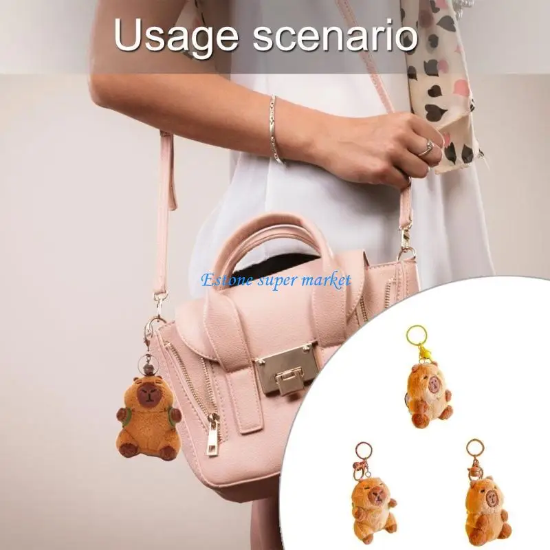090B Keychain Bag Pendant Gift Cartoon Funny Charm Pendant for Vending Machine