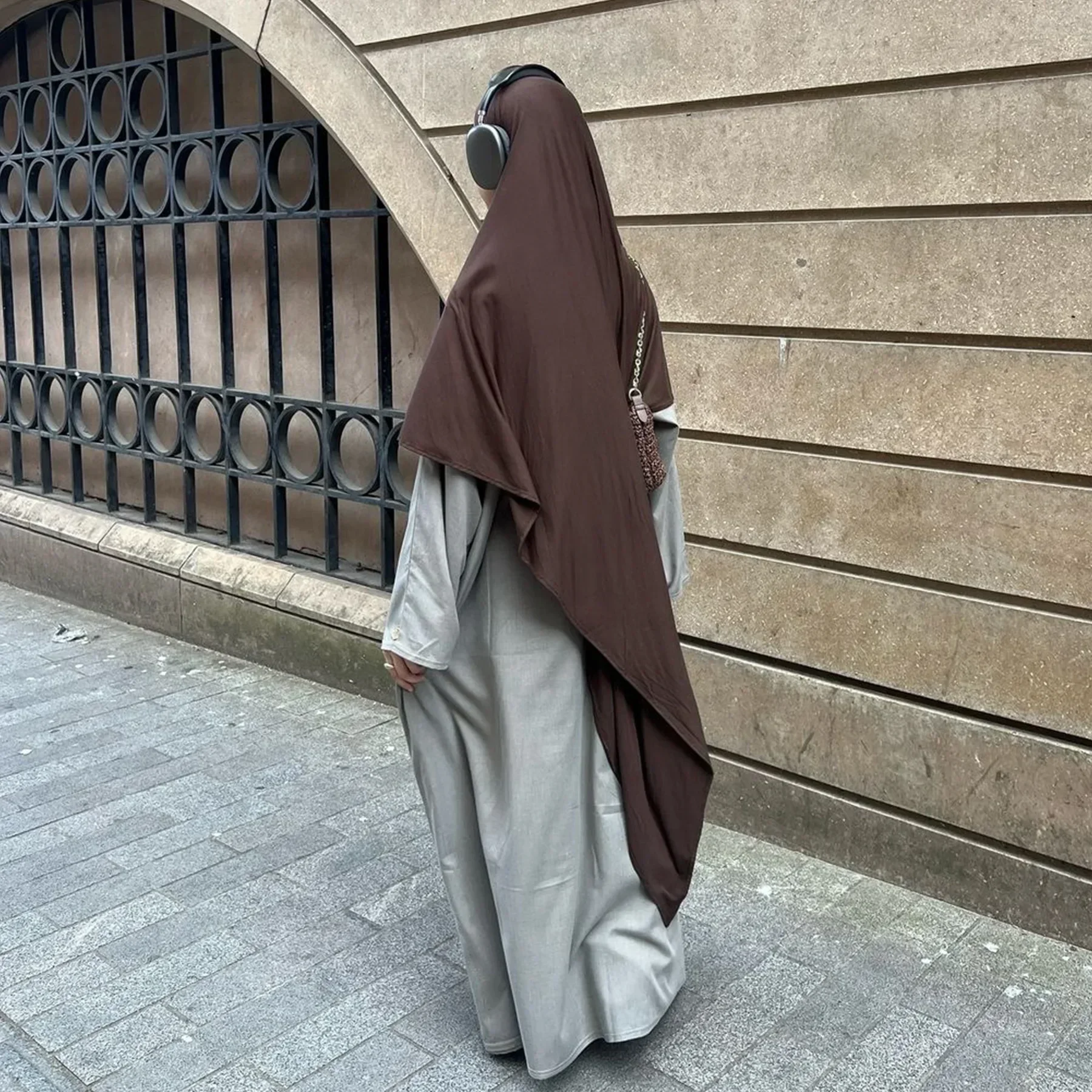 

Extra Long Khimar Hijab Scarf Cape Jazz Muslim Prayer Clothes Islamic Jilbab Khimars for Women Abaya Hijabs Veil Niqab Ramadan