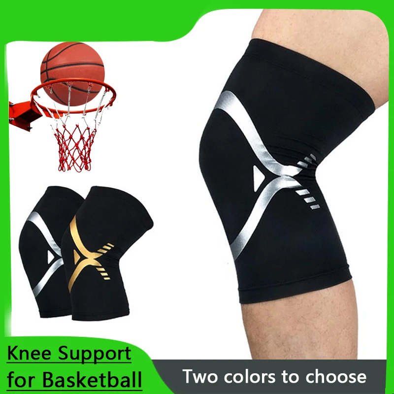 

1Pair Knee Sleeve/Brace for Basketball Football Volleyball,Wear to Support Stiff Sore Muscles Joints Fit for Men and Women