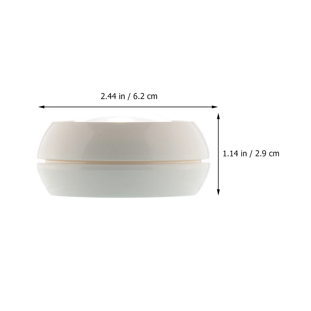 

Portable Powder Box Loose Powder Compact Eco Friendly ABS Material Subpackaging Container Travel Storage Makeup Puff Cosmetics
