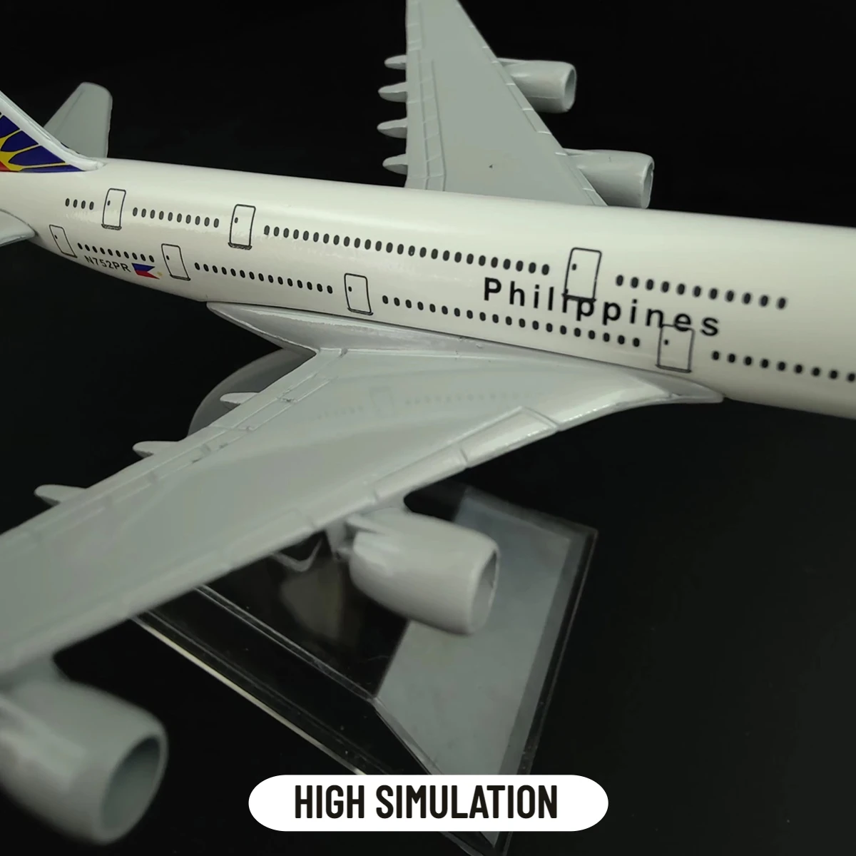 Scale 1:400 Metal Airplane Replica 15cm Philippines Airlines Boeing Airbus Model Diecast Aircraft Miniature Gift for Boy Girl