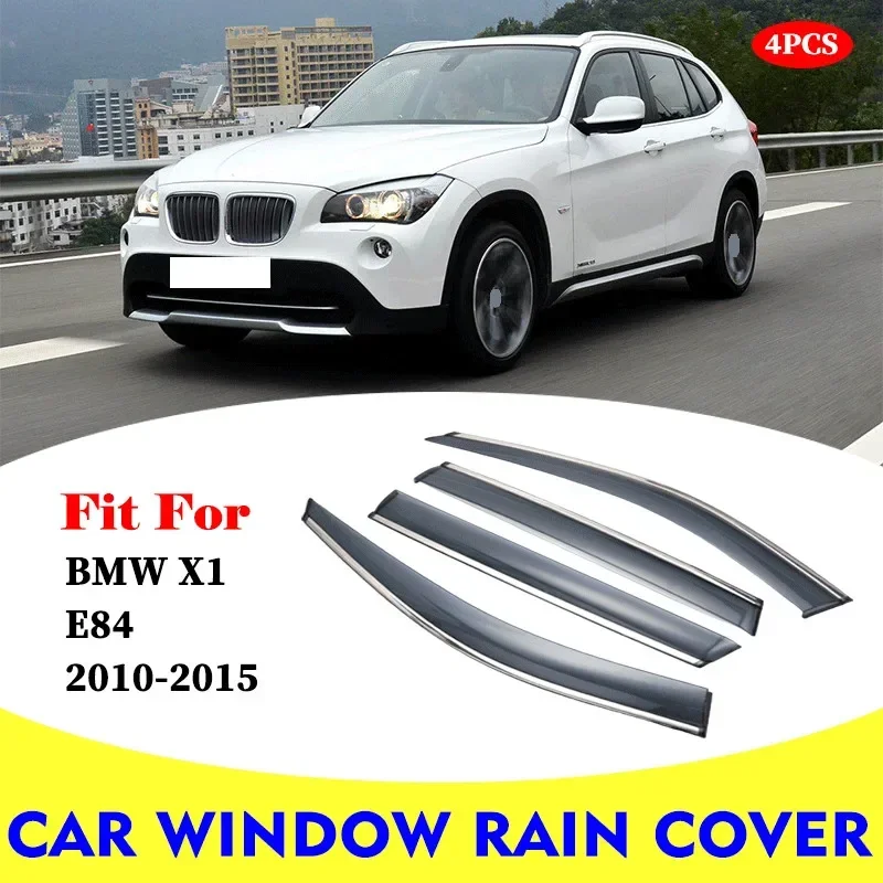 

For BMW X1 E84 2010-2015 window visor car rain shield deflectors awning trim cover exterior car-styling accessories parts