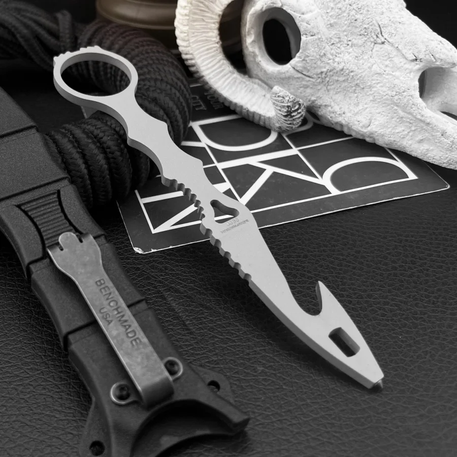 

Высокопрочный нож с фиксированным клинком 179 для EDC, многоцелевой, с клинком из стали 440C и ножнами из кайдекса, для кемпинга и активного отдыха