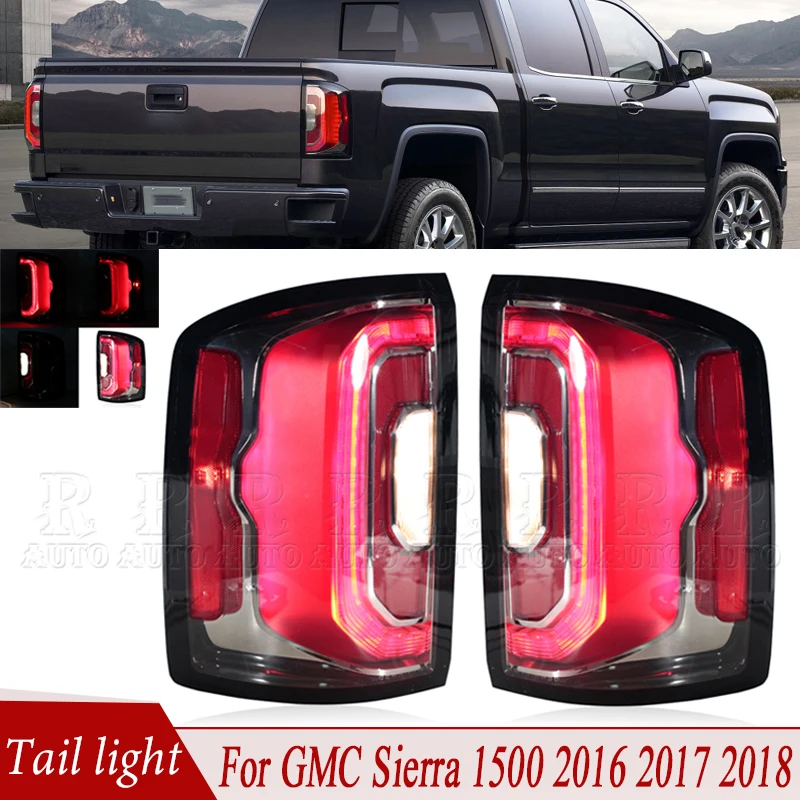 

Автомобильный задний фонарь в сборе для GMC Sierra 1500 2016 2017 2018, задний указатель поворота, фонарь заднего хода, стоп-сигнал GM2800295 GM2801295