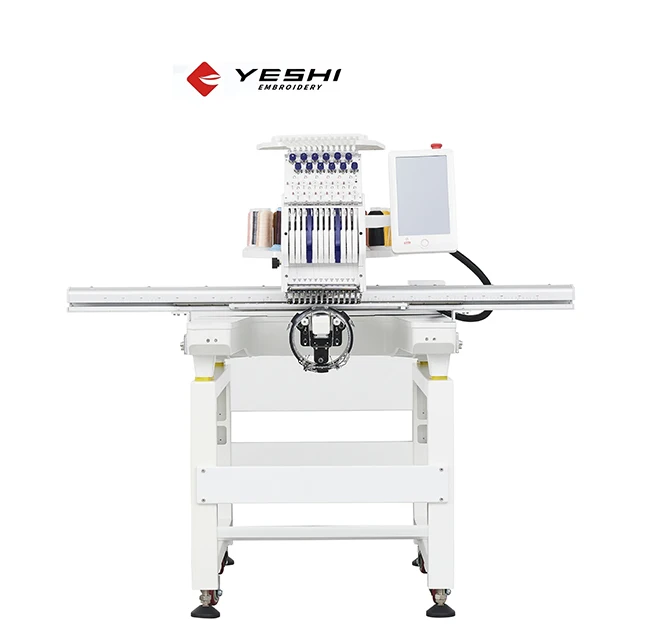 5 Years Warranty Gantry Single Head H Shape Model Computerized 9-12-15 Needles Embroidery Machine
