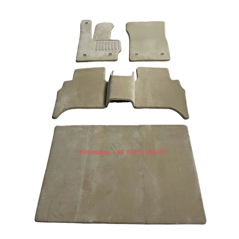 

For Export Fit Premium 20mm Pure Wool Cargo & Floor Mats Set for Mercedes G-Class Eco-Friendly & Waterproof