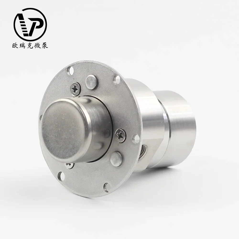 

Either side input and output 220v high quality mini gear pump stainless 316 food grade gear pump head