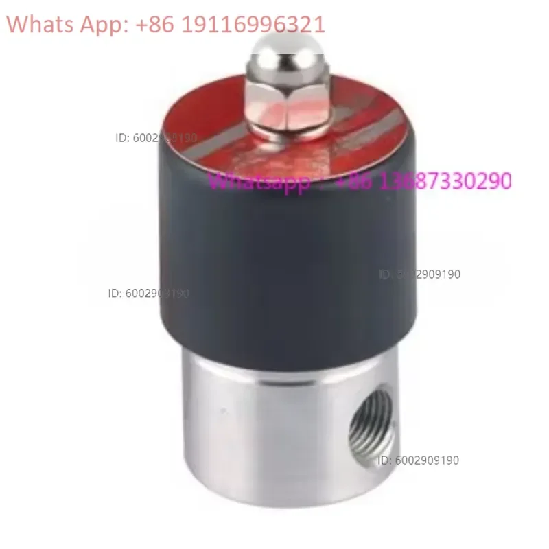 1/4 inch stain-less steel solenoid water valve FKM 2S025-08 AC220V