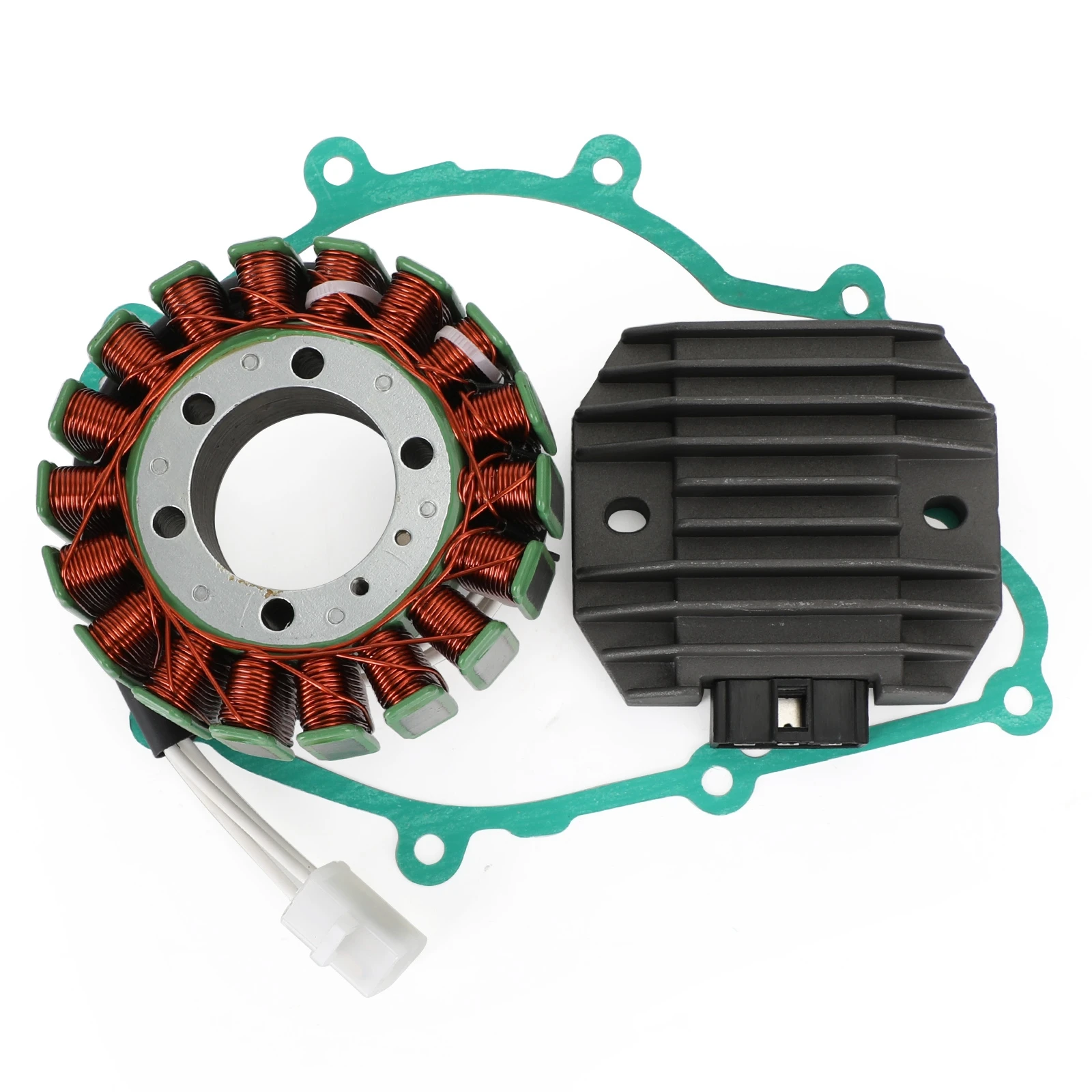 Artudatech Magneto Coil Stator + Voltage Regulator + Gasket Assy For Yamaha YZF-R6 YZF R6 1999-2002