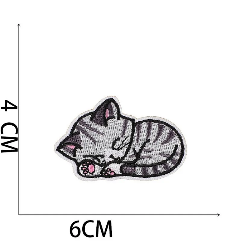Новые-милые-ленивые-кошки-пришитые-утюгом-пришитые-утюгом-вышитые-нашивки-наклейки-аппликация-для-одежды-«сделай-сам»-шляпа-джинсы-футболка-сумка-для-обуви